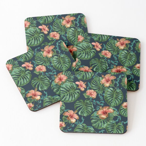 Item preview, Exotic Jungle Palm Leaf Botanical Seamless Pattern 02 designed and sold by The Design Asset Station.
