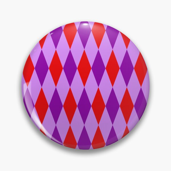 Item preview, Red Purple On Lilac Harlequin Diamonds Pattern   designed and sold by PatternTitan.
