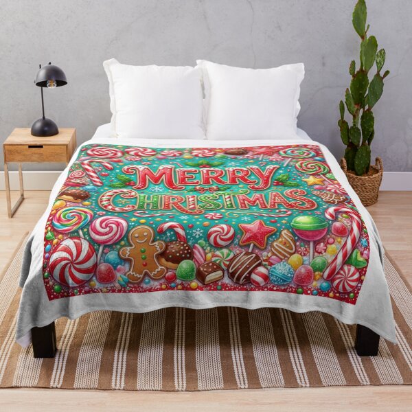 Item preview, Merry Christmas Cute Candy Land Festive Holiday designed and sold by Shakira & Sahir Press Alliance.