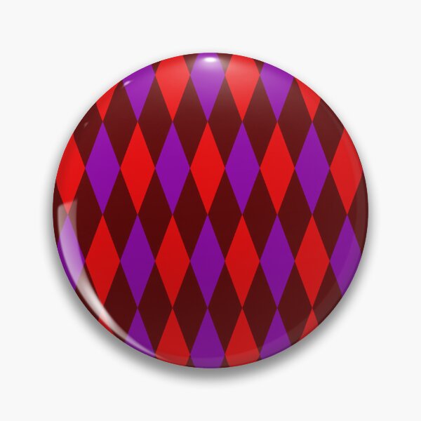 Item preview, Red Purple On Burgundy Harlequin Diamonds Pattern   designed and sold by PatternTitan.