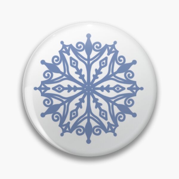 Item preview, Eight-pointed festive snowflake ornament with elegant diamond details designed and sold by Asiyat.