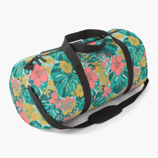 Item preview, Tropical Monstera Leaves & Hibiscus Floral Seamless Pattern 03 designed and sold by The Design Asset Station.