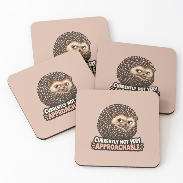 Item preview, Funny Hedgehog Currently Not Very Approachable designed and sold by QuietNovaShop.
