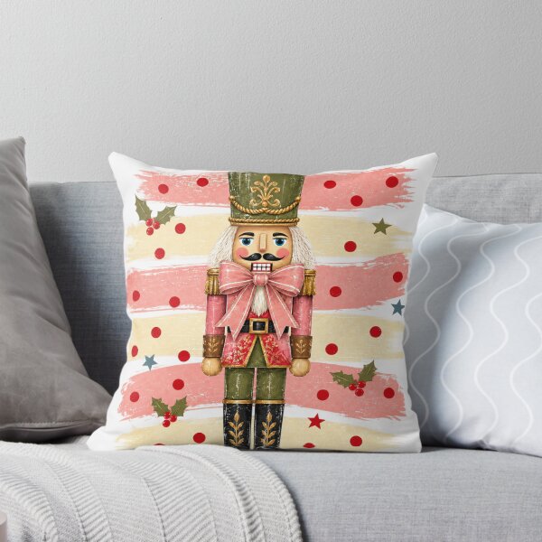 Item preview, Pastel Christmas Nutcracker with Pink Bow designed and sold by LizzyKeiko.