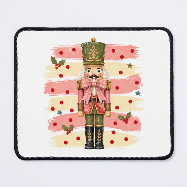 Item preview, Pastel Christmas Nutcracker with Pink Bow designed and sold by LizzyKeiko.