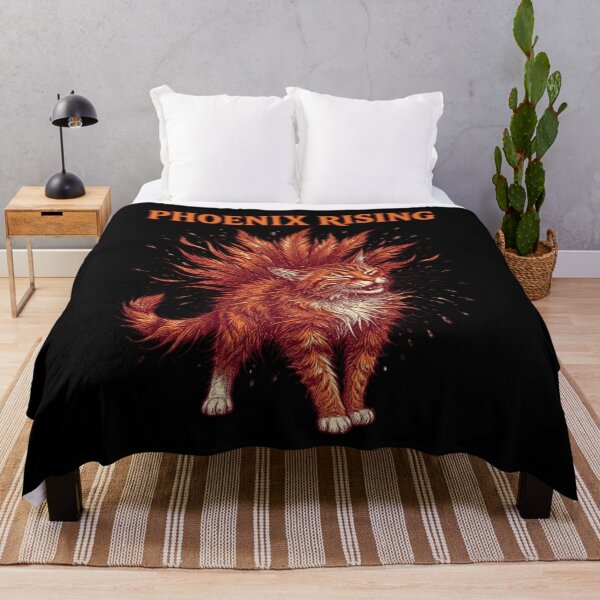 Item preview, Phoenix Rising Funny Cat Bath Time Mythology Cat Funny Cat Owner Gift designed and sold by FurRealStudioCo.