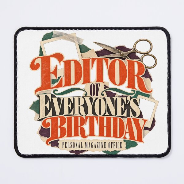 Item preview, Editor of Everyone’s Birthday – Personal Magazine Maker designed and sold by Golden Era Studio.