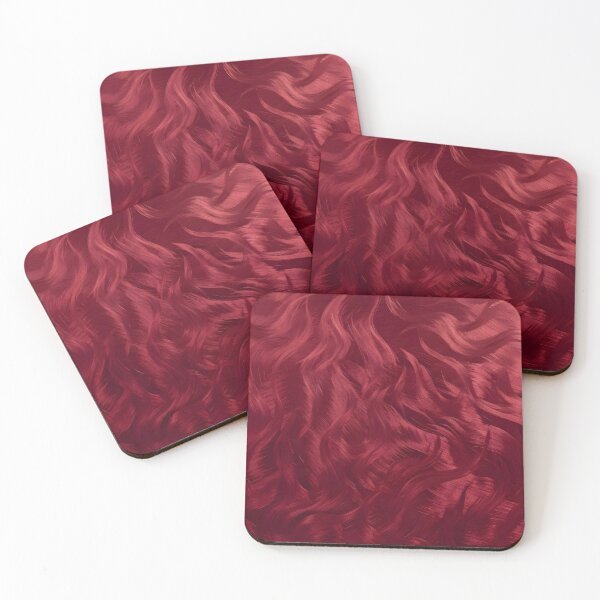 Item preview, Brushed Red Metallic Flames Abstract designed and sold by Sybille-Yates.