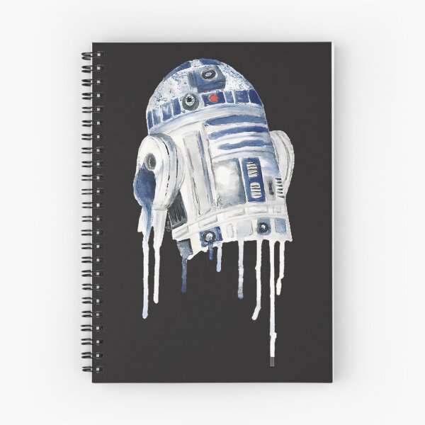 Item preview, Retro Droid Watercolor Art Inspired by Classic Space Adventure designed and sold by StudioPech.