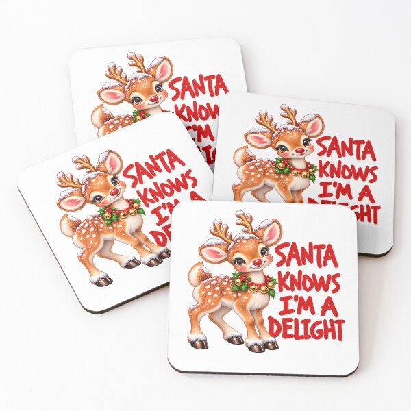 Item preview, Santa Knows I'm A Delight  designed and sold by TheCurioCabinet.