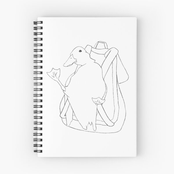 Item preview, Duck with backpack designed and sold by Olosha.
