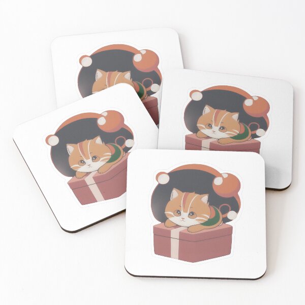 Item preview, Cute Kitten on Pink Gift Box designed and sold by For-Cat Studio.