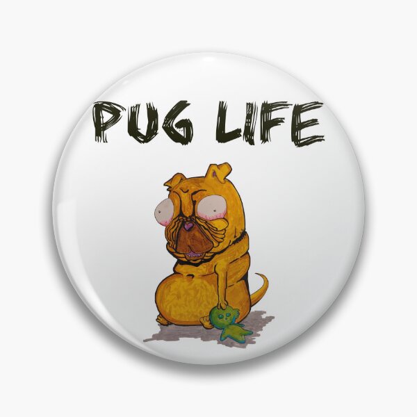 Item preview, Enlightenen Pug - Pug Life designed and sold by PrintGuyStudio.