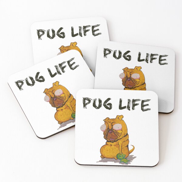 Item preview, Enlightenen Pug - Pug Life designed and sold by PrintGuyStudio.