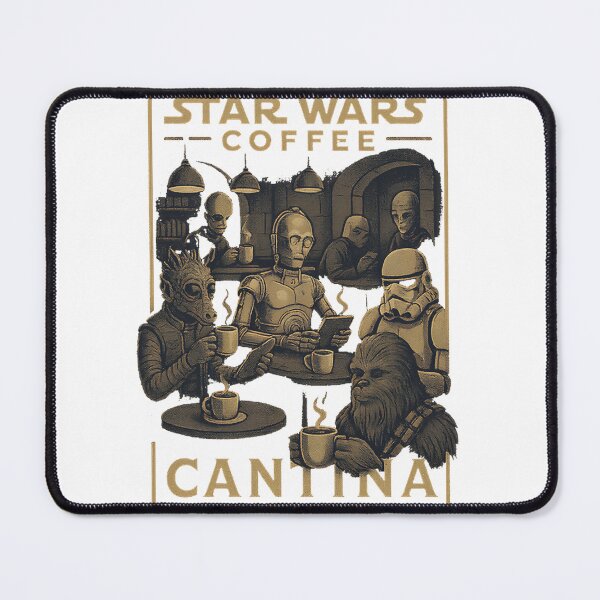 Item preview, Star Wars Inspired Cantina Scene Artwork Featuring Iconic Characters and Galactic Vibes designed and sold by StudioPech.