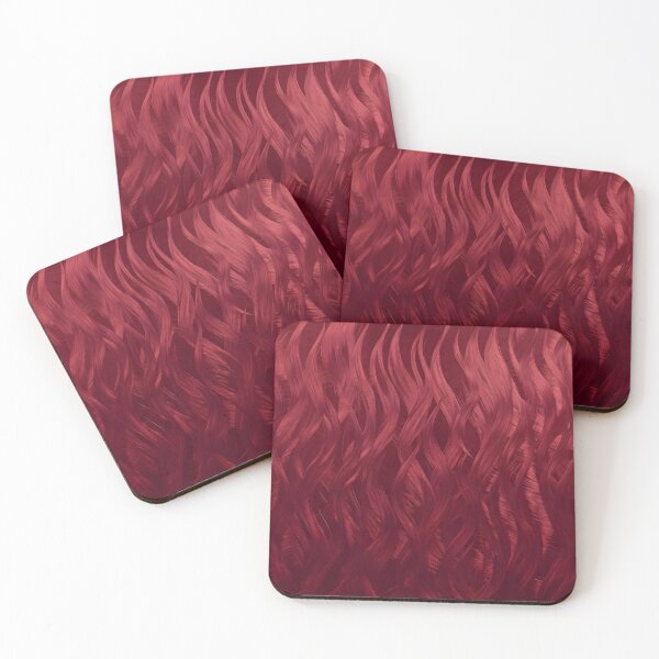 Item preview, Brushed Red Metallic Flames Abstract designed and sold by Sybille-Yates.