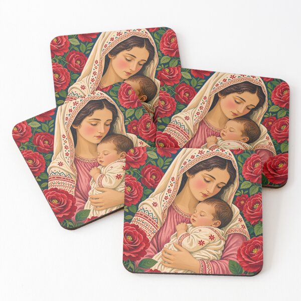 Item preview, Madonna and Child with Roses designed and sold by mark ashkenazi.