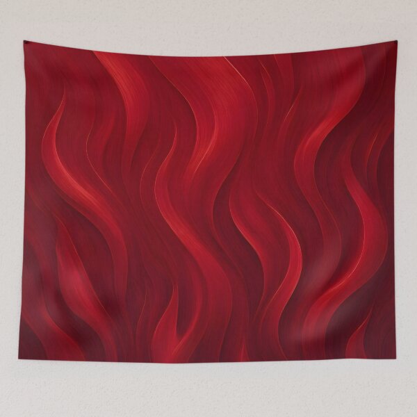 Item preview, Brushed Red Metallic Flames Abstract designed and sold by Sybille-Yates.