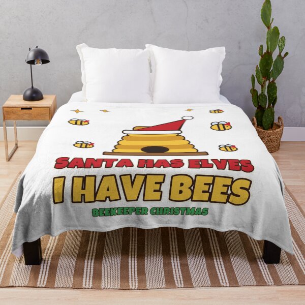 Item preview, Santa Has Elves I Have Bees Funny Beekeeper Christmas designed and sold by Bornprints.