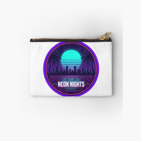 Item preview, Neon Nights Retro Synthwave City Skyline designed and sold by GTA-6.