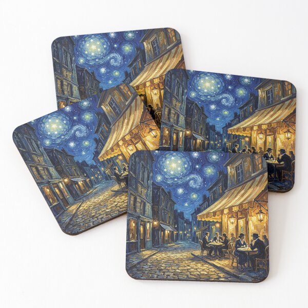 Item preview, Cafe Terrace at Night Van Gogh Painting designed and sold by Adrplatinium.