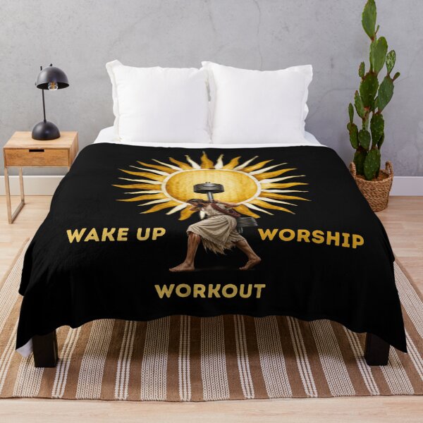 Item preview, Wake Up Worship Workout Christian Fitness. designed and sold by AleksandraJac05.