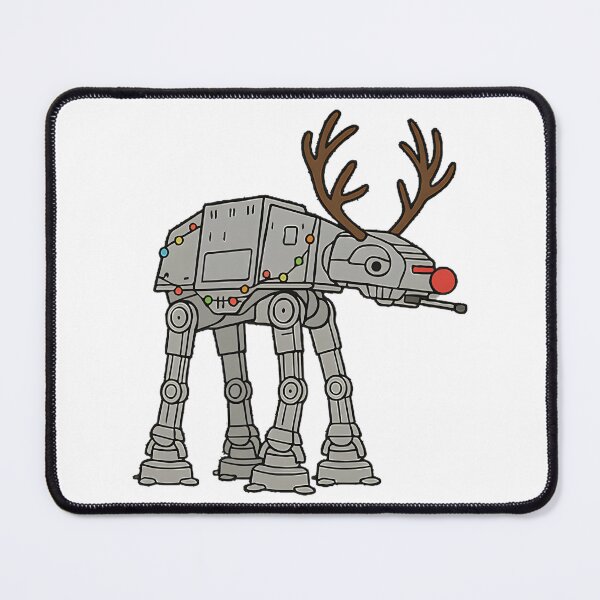 Item preview, Funny Sci-Fi Holiday Mashup Featuring Rudolph the Red-Nosed AT-AT Walker - Cute Christmas Gift for Geeks and Nerds, Perfect for Sci-Fi Fans designed and sold by StudioPech.