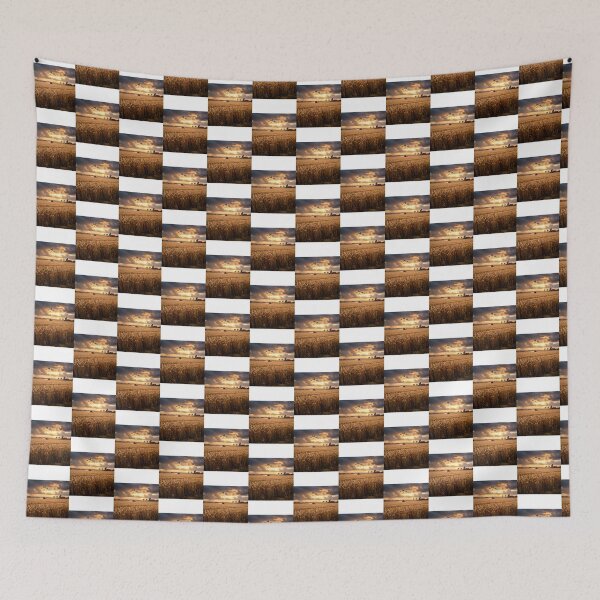 Item preview, Wheat Field Invasion Artwork Featuring Surreal Nature Scene designed and sold by RogerBaskin.