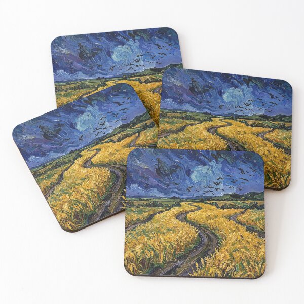 Item preview, Wheatfield with Crows Van Gogh Painting designed and sold by Adrplatinium.