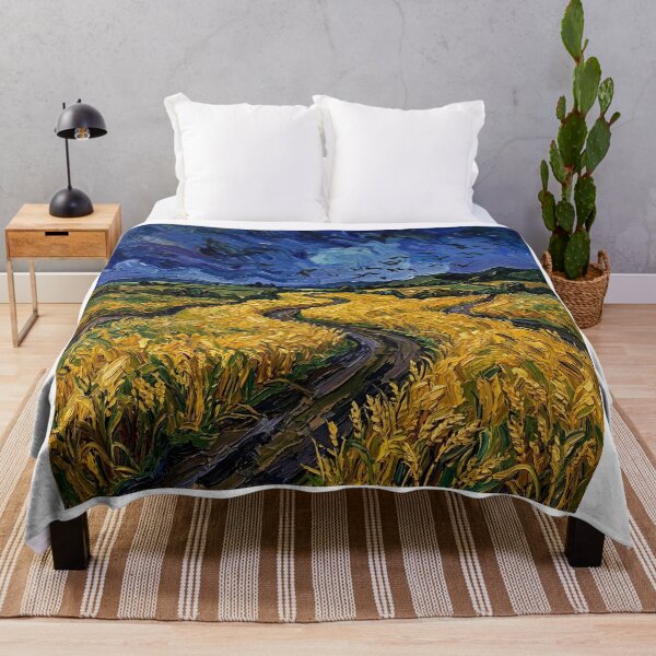 Item preview, Wheatfield with Crows Van Gogh Painting designed and sold by Adrplatinium.