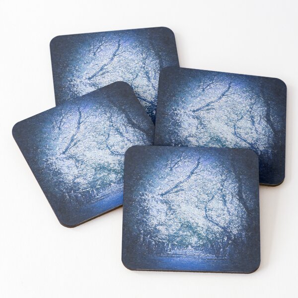 Item preview, Mystical Blue Forest Snow designed and sold by Londonimages.