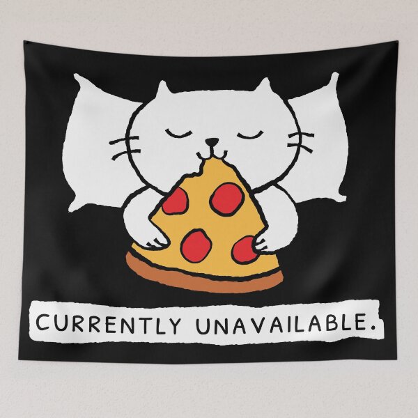 Item preview, Currently Unavailable Cat Pizza Nap Funny Meme designed and sold by ekimicco.