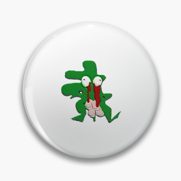 Item preview, frog splat dead frog with four butts designed and sold by retro_hobbie_shop.