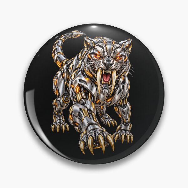 Item preview, Fierce Cybernetic Saber Tooth Tiger Warrior designed and sold by JAR Designs and Development.