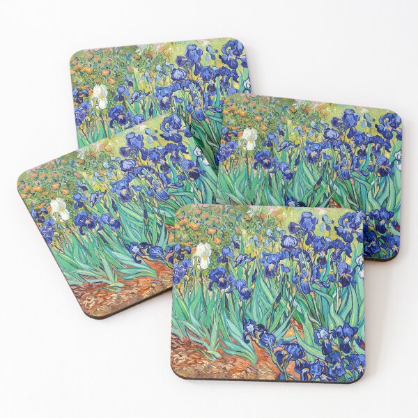 Item preview, Van Gogh Irises Blue Flower Painting designed and sold by Adrplatinium.