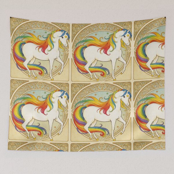 Item preview, Starlite in the style of Alphonse Mucha designed and sold by Solace Sparkles.