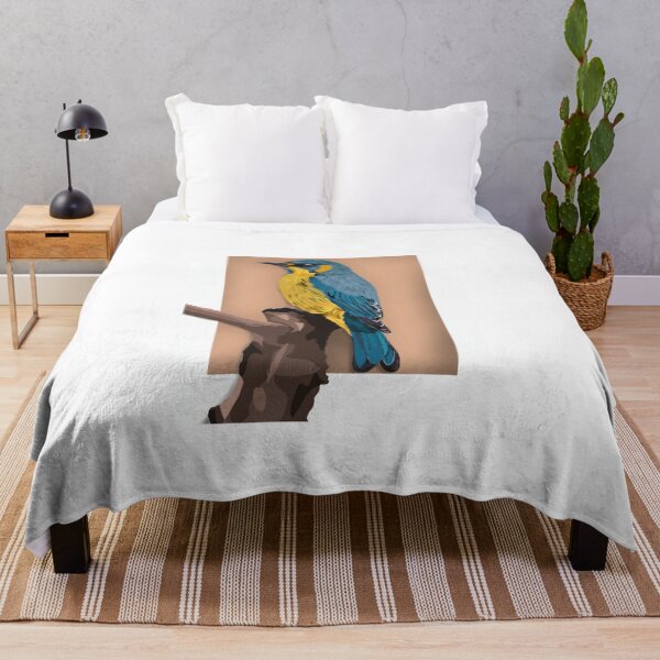 Item preview, Blue Bird – Beautiful Bird Digital Illustration designed and sold by Picassoemporium.