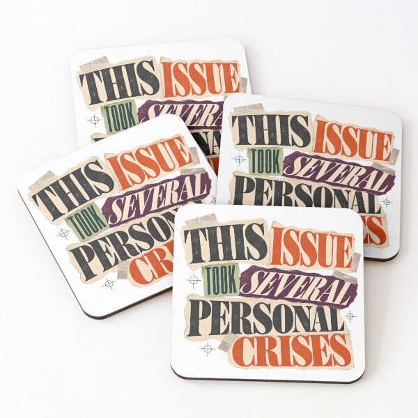 Item preview, This Issue Took Several Personal Crises – Zine Maker Humor designed and sold by Golden Era Studio.