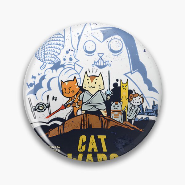 Item preview, Cat Wars Epic Battle Cute Cat Illustration Design designed and sold by RogerBaskin.