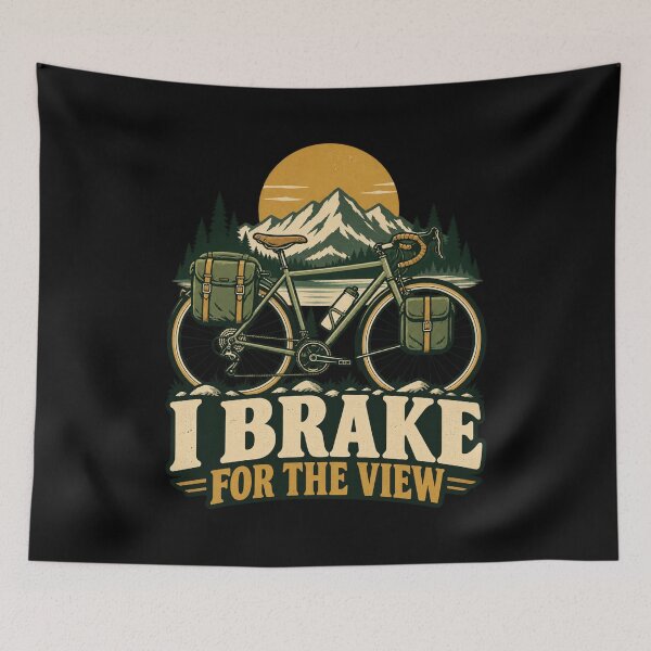 Item preview, Cycling - I Brake for the View designed and sold by Good Mood Foundry.