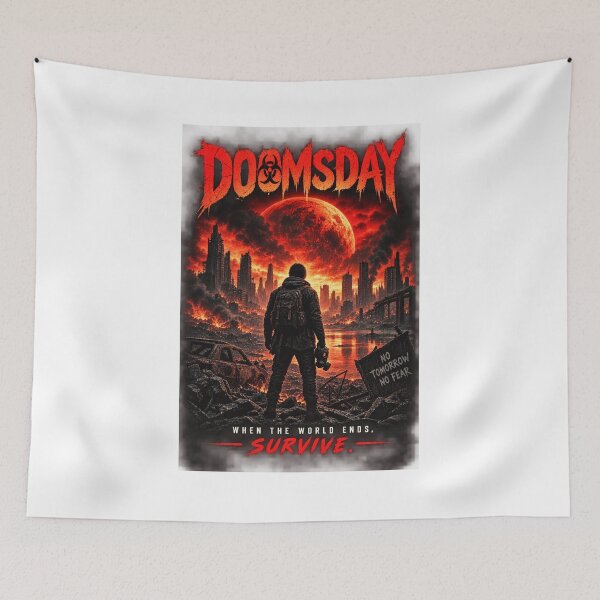 Item preview, Doomsday: When the World Ends, Survive – Apocalypse Art designed and sold by Ahsan393.