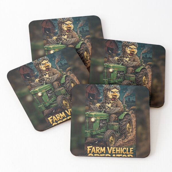 Item preview, Funny Chicken Farm Vehicle Operator Tractor Driver Gift designed and sold by MojoHill.