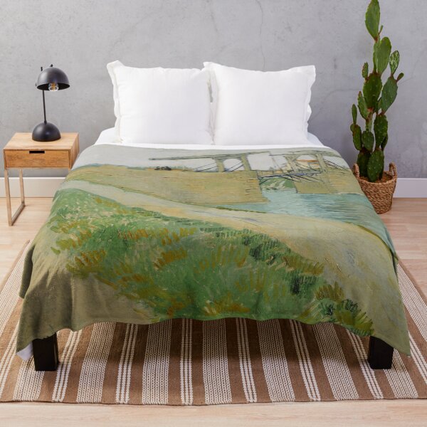 Item preview, Van Gogh Langlois Bridge Canal Landscape designed and sold by AuraMuse Studio.