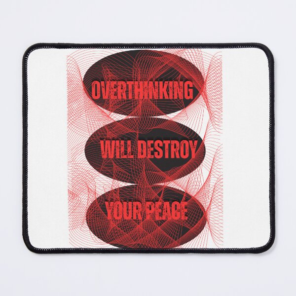 Item preview,  Stop Overthinking: A Bold Reminder to Protect Your Peace designed and sold by PositiveEcho.