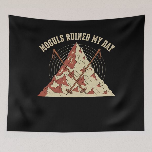 Item preview, Moguls Ruined My Day Skiing Knee Regret T designed and sold by GCFULLA.