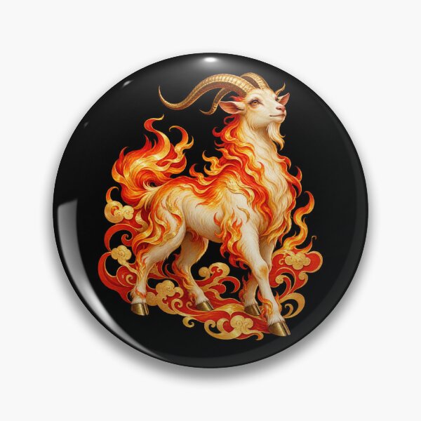 Item preview, Year of the Goat 2027 Fire Goat Chinese New Year designed and sold by SnowdropTshirts.