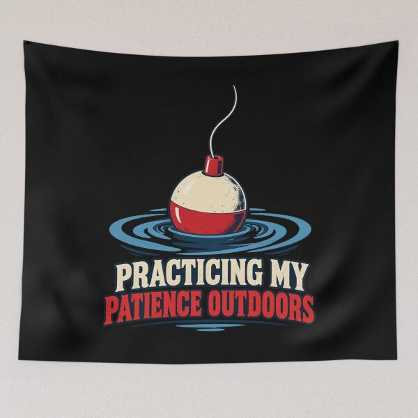 Item preview, Fishing - Practicing My Patience Outdoors designed and sold by Good Mood Foundry.