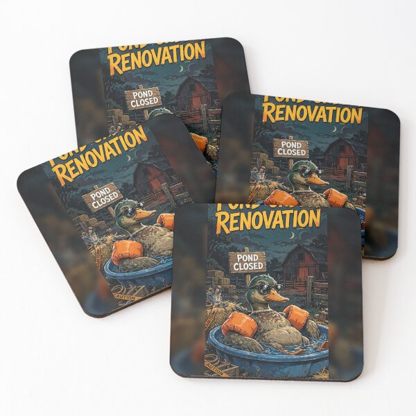 Item preview, Funny Duck Pond Under Renovation Kiddie Pool Duck Gift designed and sold by MojoHill.