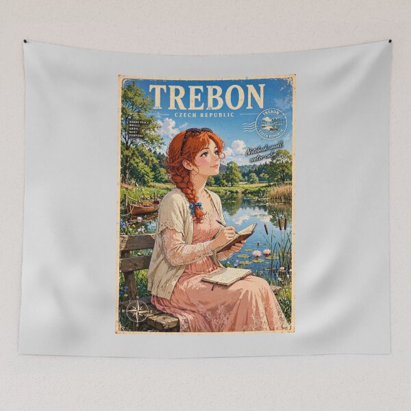 Item preview, Czech Republic — Třeboň — Poetry Beside the Quiet Water designed and sold by DibujandoPorfa.