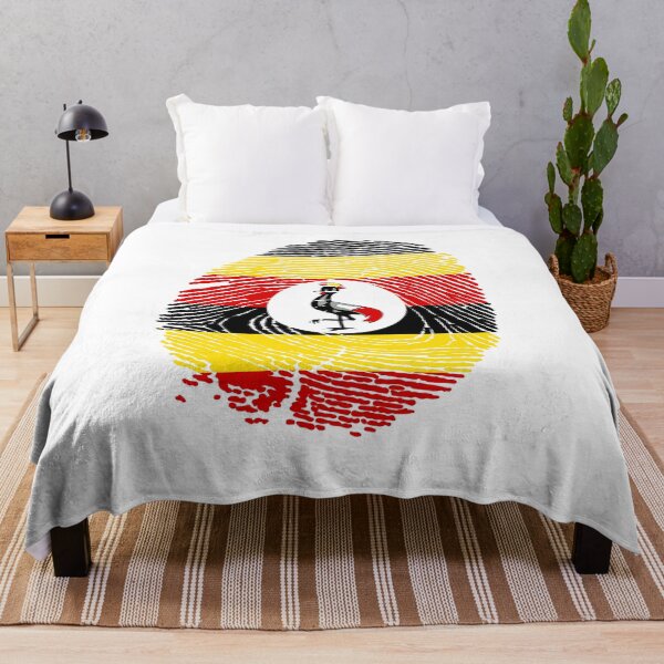 Item preview, Uganda Flag Fingerprint designed and sold by Azeecreate009.